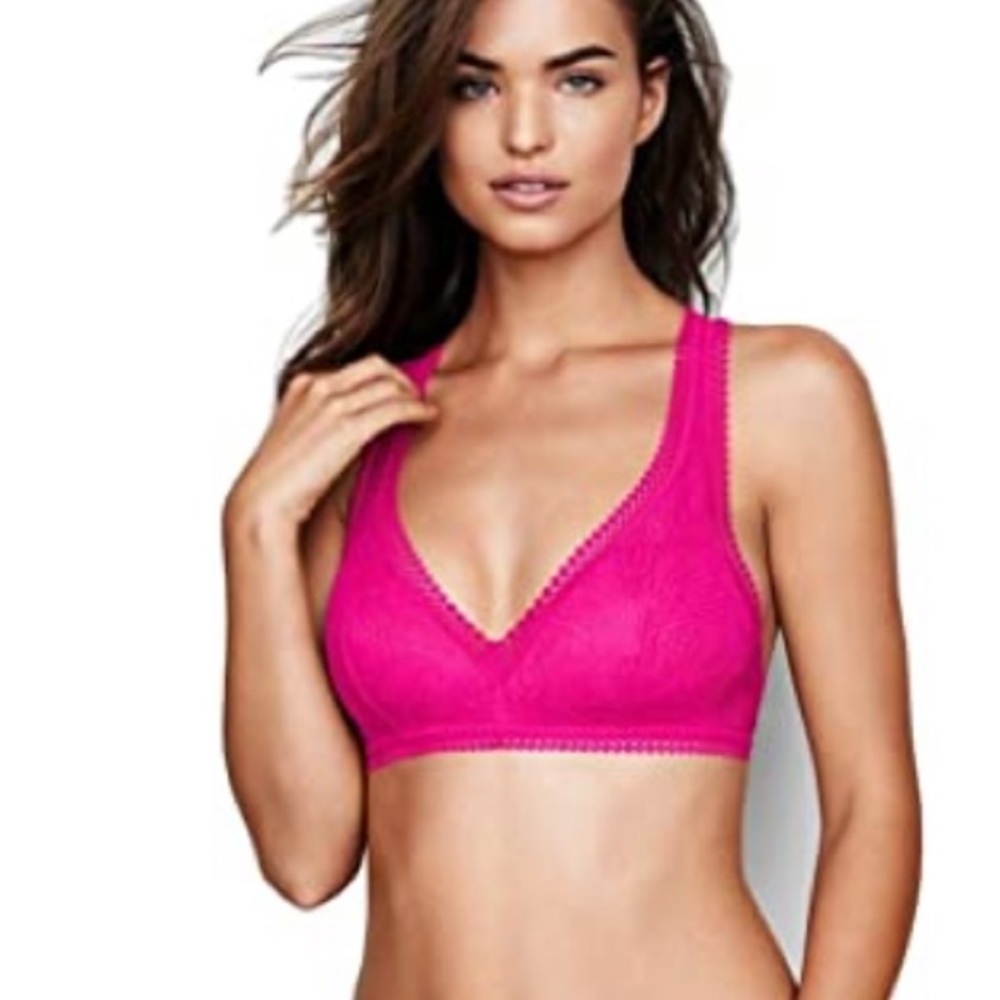 Victoria’s Secret Lace Crochet Racerback Bralette